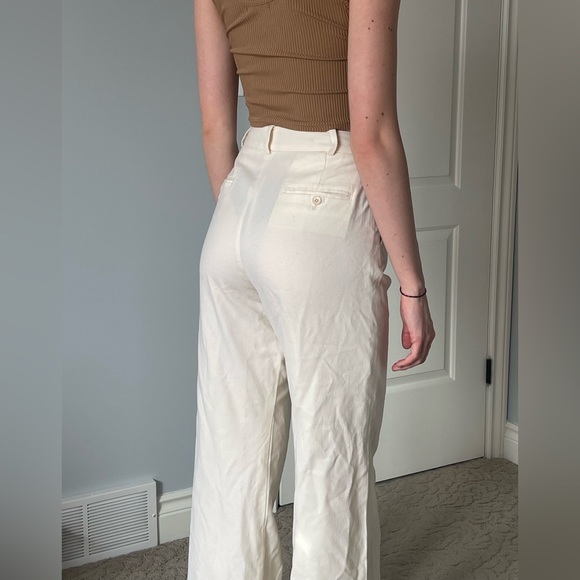 cream coloured trousers/pants - Picture 2 of 4